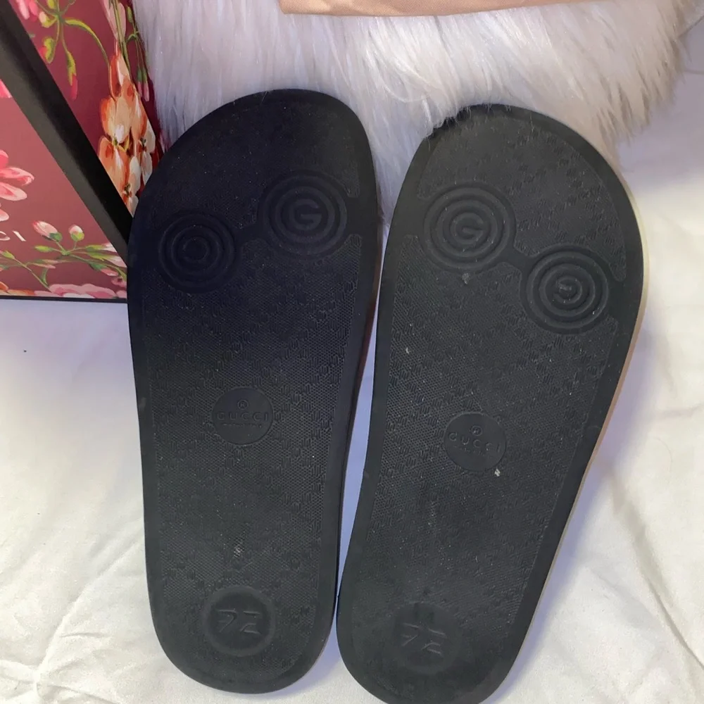 Gucci GG Blooms Supreme floral slide sandal - Picture 3 of 4